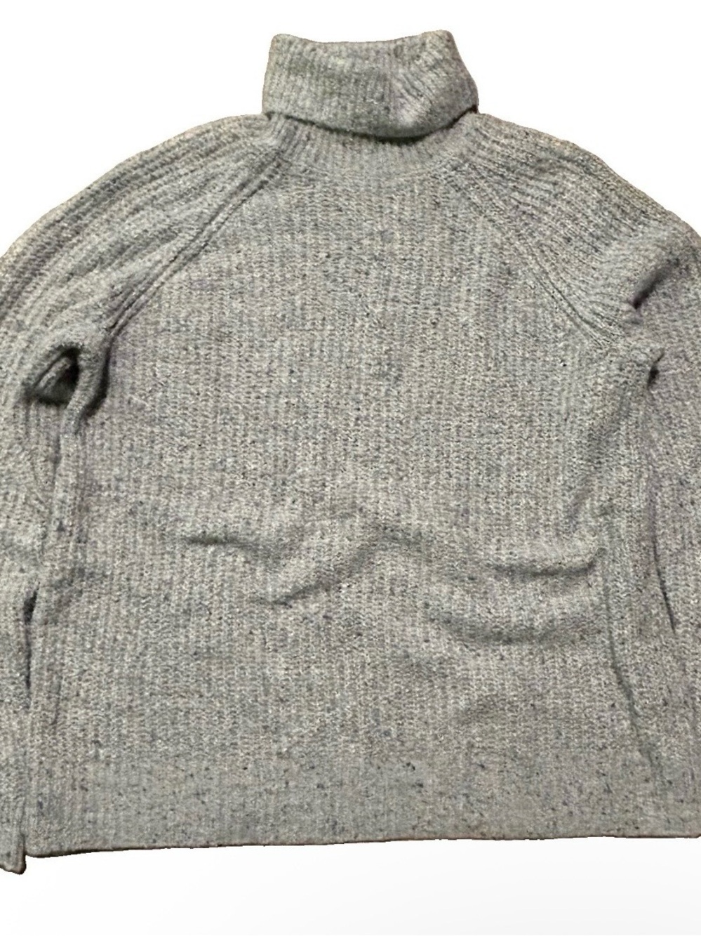 Women’s Liz Claiborne Grey Knit Turtleneck Sweater Size XL